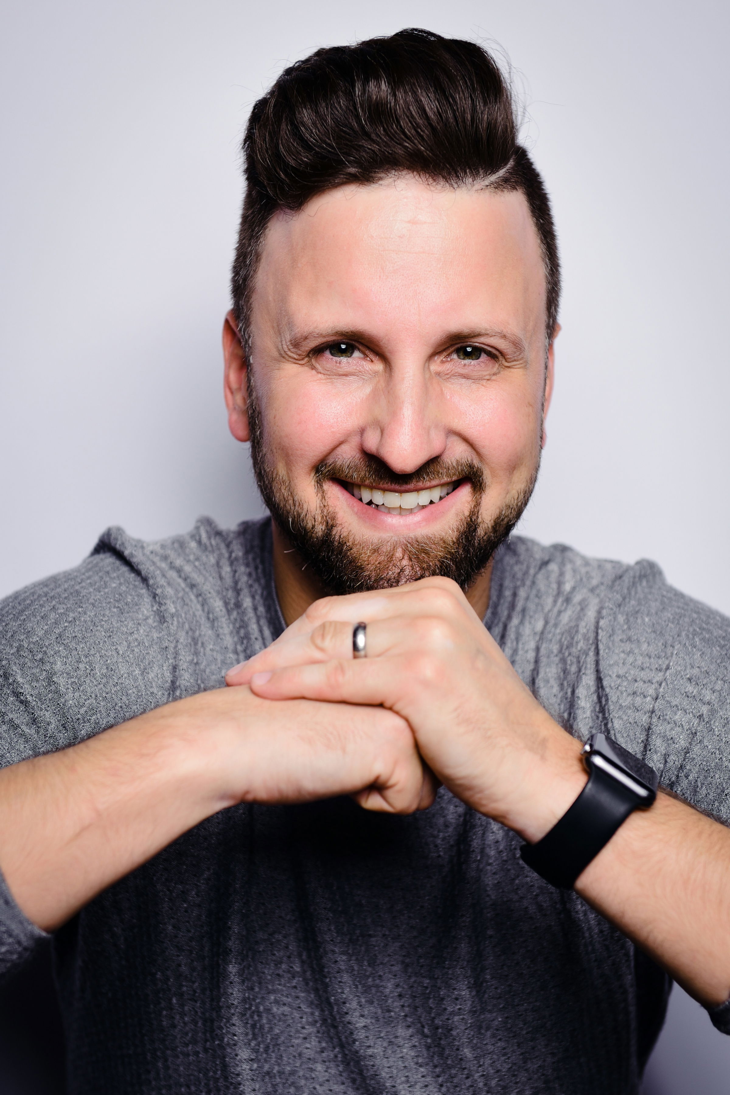 smiling man